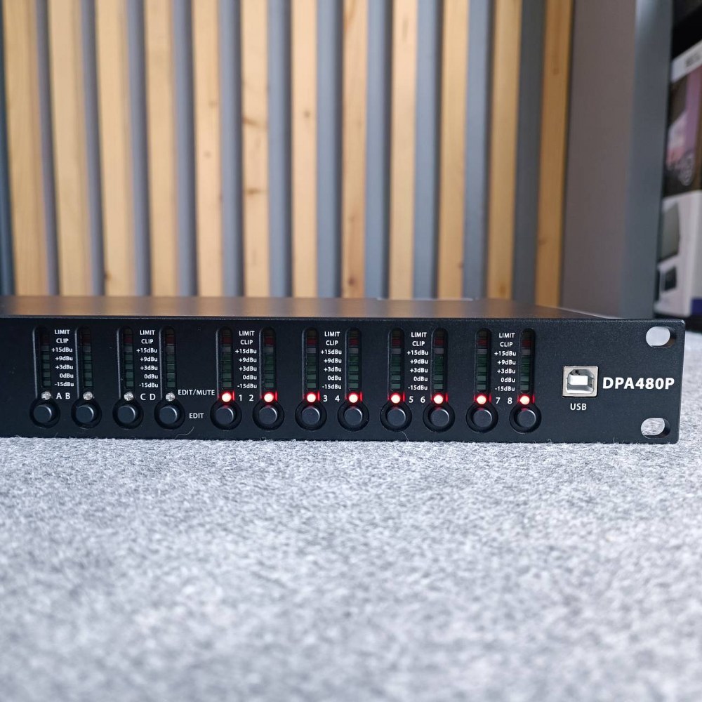 MARANI DPA480P 4IN 8OUT loudspeaker processor ครอสโอเวอร์ ครอสโอเวอร์ดิจิตอล โปรเซสเซอร์ DPA 480 P DPA-480P เอไอ-ไพศาล +++