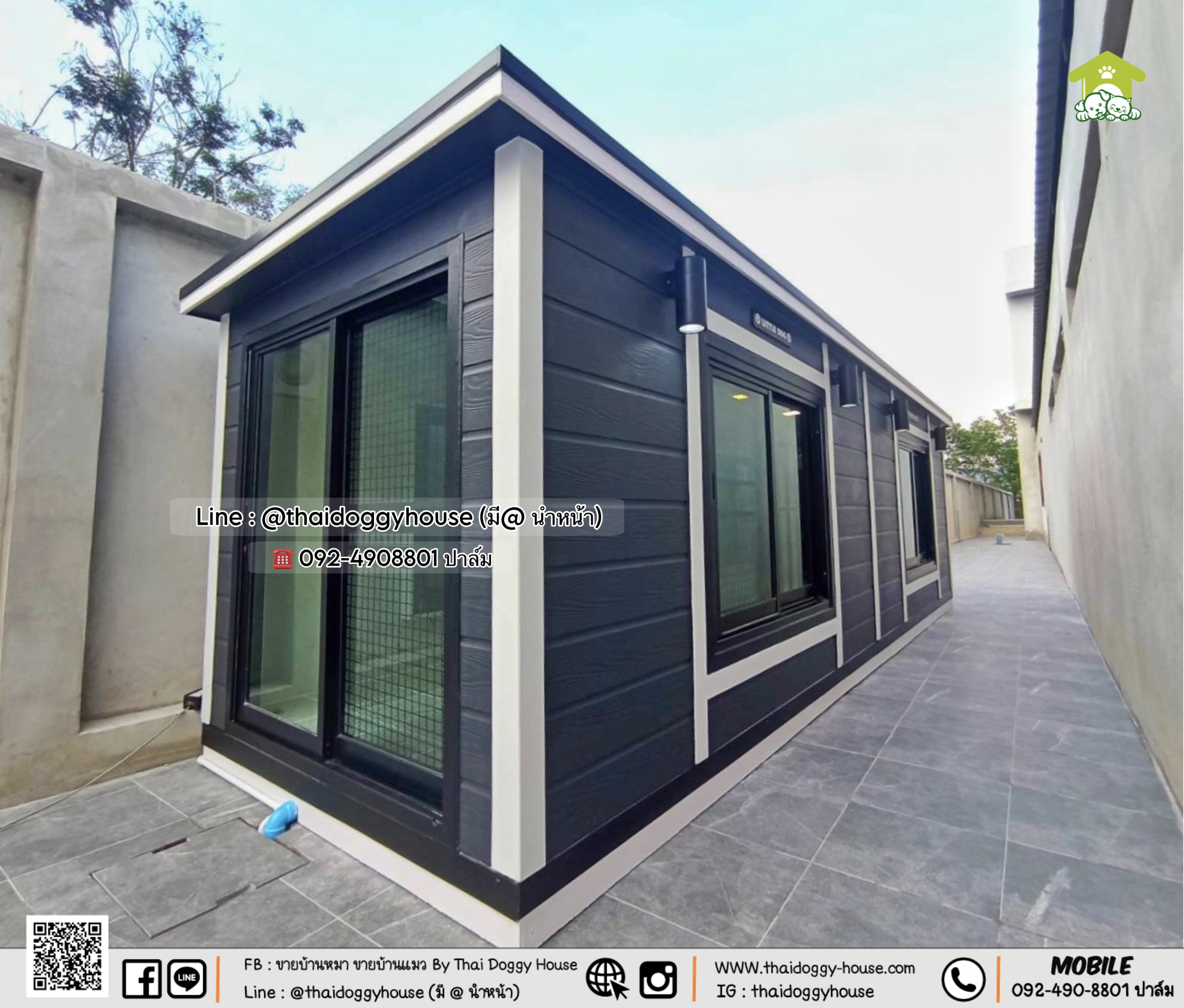 บ้านหมา บ้านแมว 𝐓𝐡𝐚𝐢 𝐝𝐨𝐠𝐠𝐲 𝐡𝐨𝐮𝐬𝐞 ✨ แบบบ้าน 𝑴𝒐𝒅𝒆𝒓𝒏 𝒔𝒕𝒚le