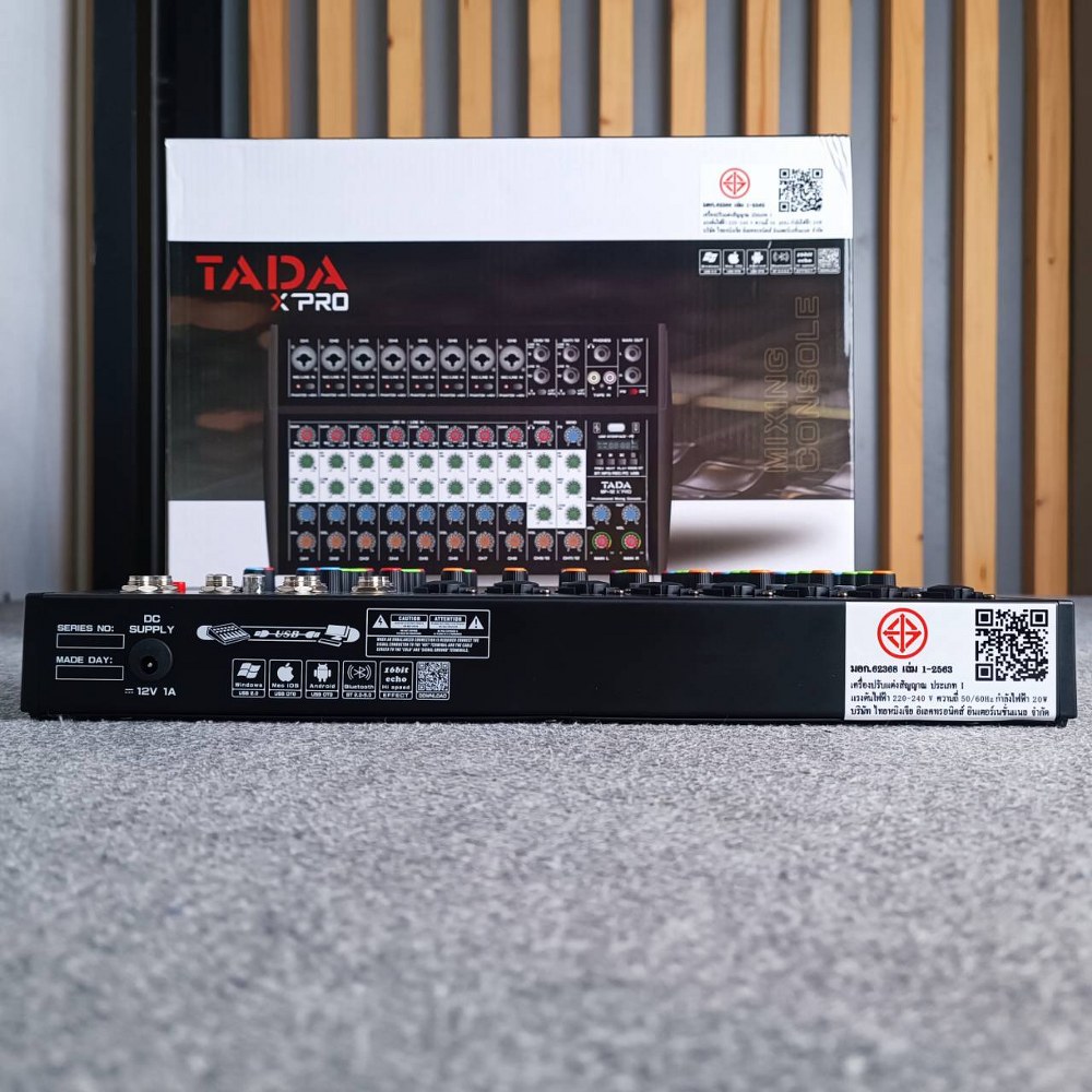 TADA MF-12 MIXER มิกเซอร์ TADA MF 12 MF12 มิกเซอร์ TA DA รองรับ BLUETOOTH มิกเซอร์บลูทูธ 12 input มิกซ์ บลูทูธ มิกเซอร์ Bluetooth mixer เครื่องเสียง มิกเซอร์จิ๋ว มิกเซอร์เอฟเฟค เอไอ-ไพศาล