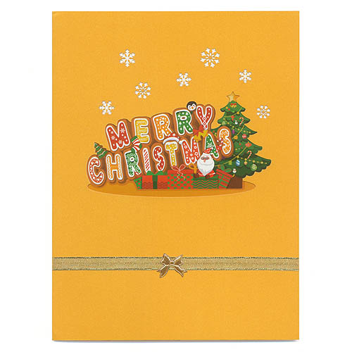 การ์ดคริสต์มาส Pop-Up - Merry Christmas