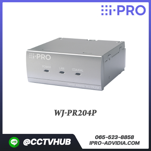 ตัวแปลงสาย Coaxial - Lan รุ่น WJ-PR204P 4-channel receiver side unit