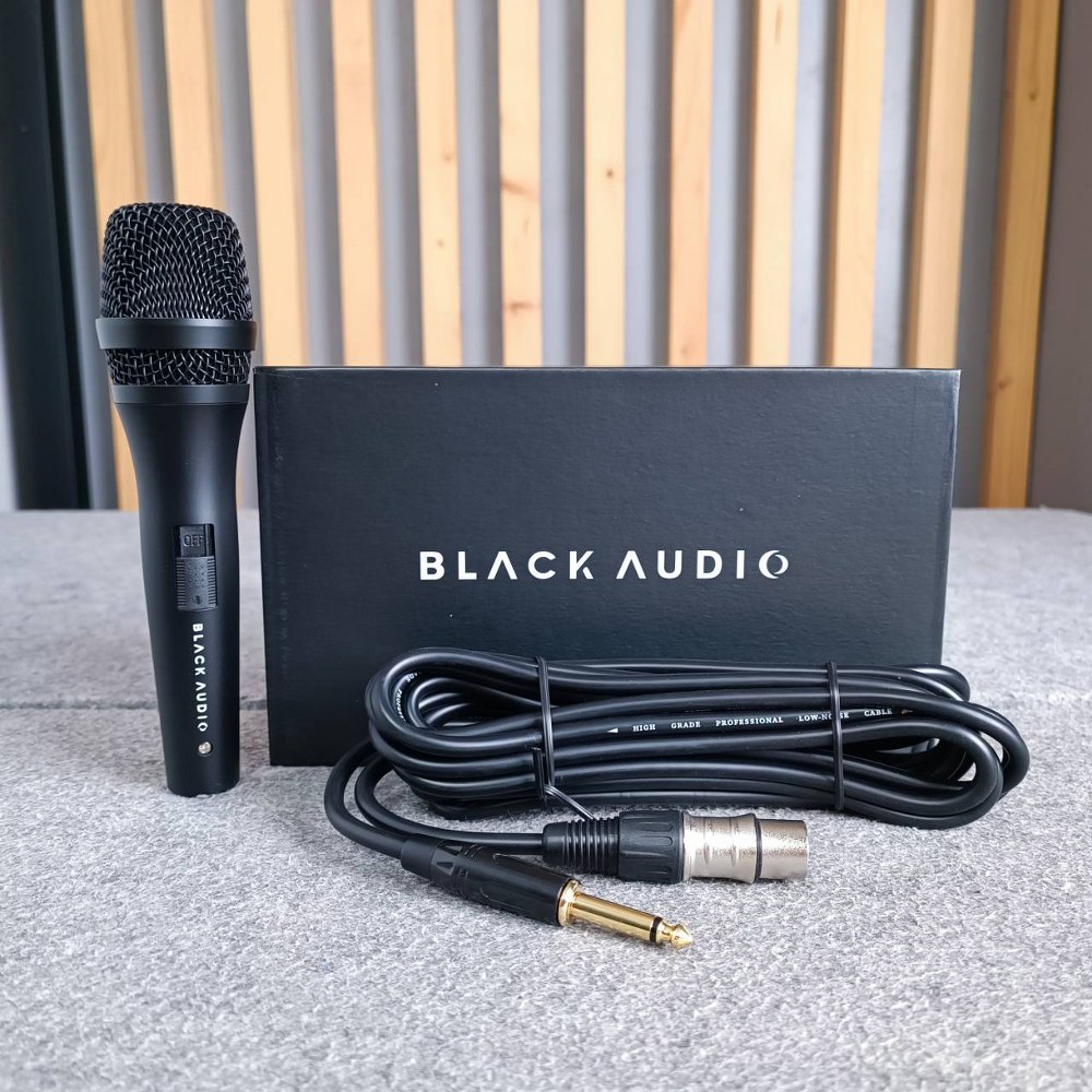 BLACK AUDIO XM-1 ไมค์สาย แถมสายยาว 5 เมตร ไมโครโฟนไดนามิค (Dynamic) ไมโครโฟน XM 1 XM1 เอไอ-ไพศาล