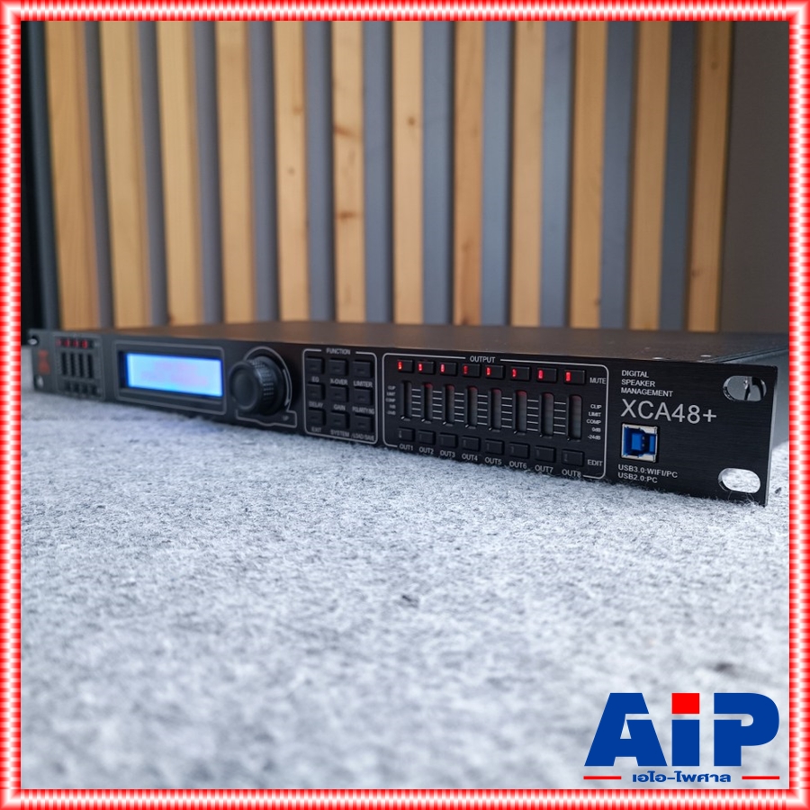 DB MARK XCA48+ Digital Speaker Controller ไดร์เวอร์แร็ค ครอสดิจิตอล เข้า 4 ออก 8 ฟังชั่นที่เหนือกว่ารุ่นอื่น XCA 48 + XCA48+ เอไอ-ไพศาล