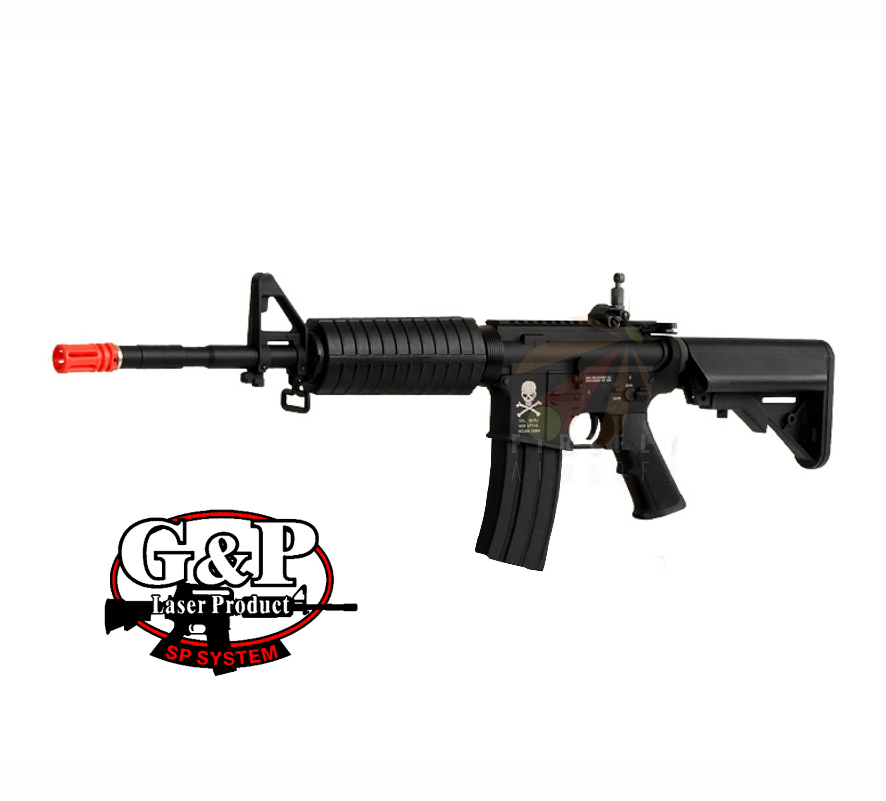 G&P Full Metal M4 SOPMOD Airsoft Rifle (SKULL)
