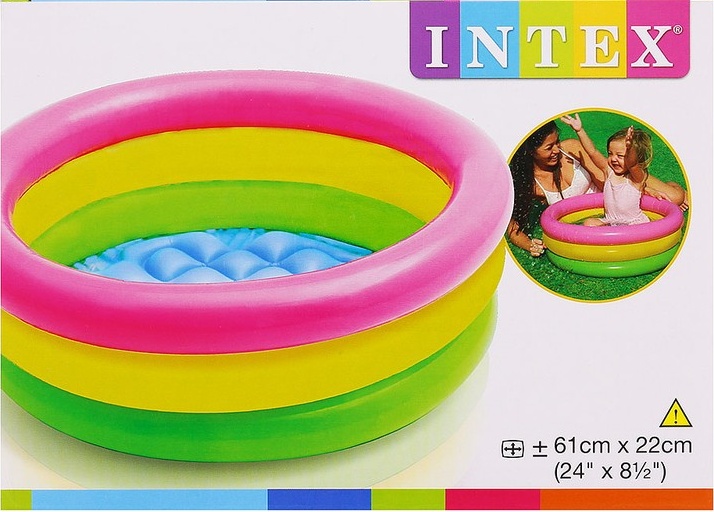 57107 สระเด็ก สระเป่าลม 61x22 cm INTEX ของแท้ลิขสิทธิ์ถูกต้อง
