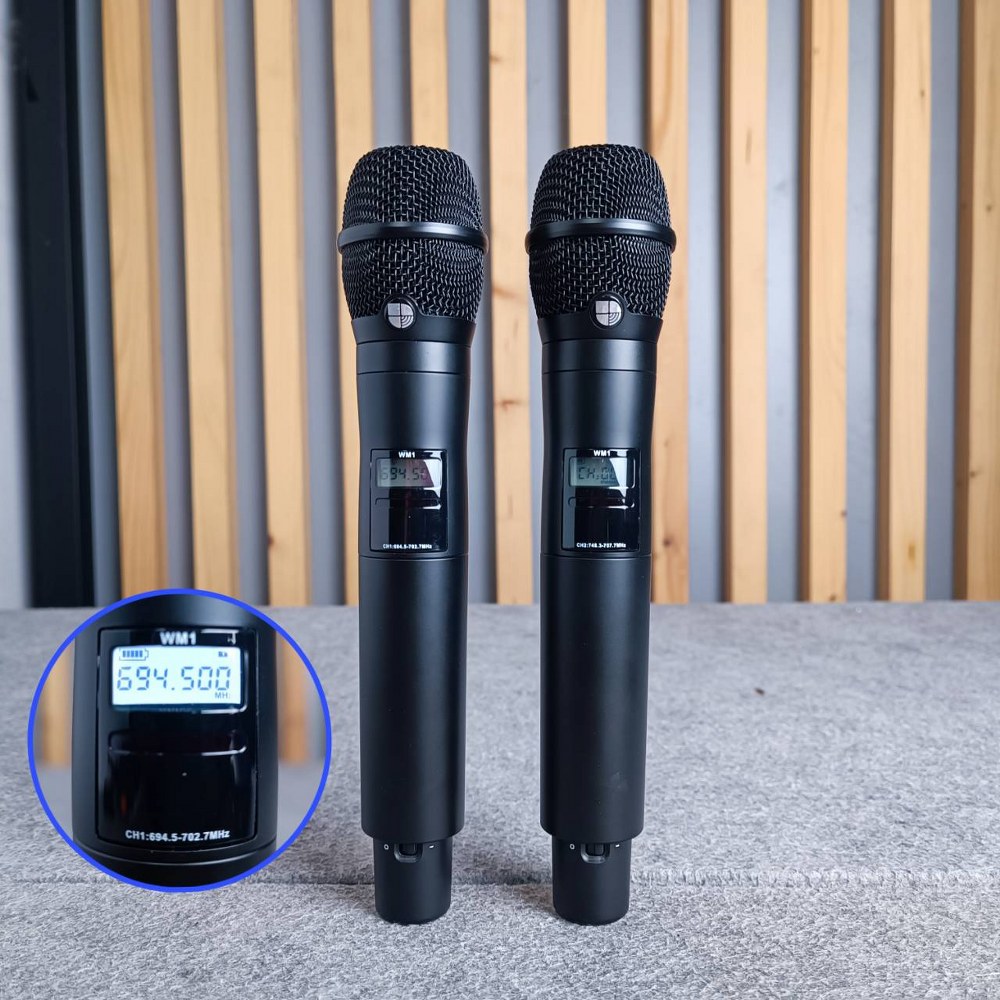 A&J AUDIO JOCKEY WM-01D ไมค์ลอยคู่ WM 01D WM01D ไมค์ไร้สาย wireless Microphone ไมค์ลอย เอไอ-ไพศาล