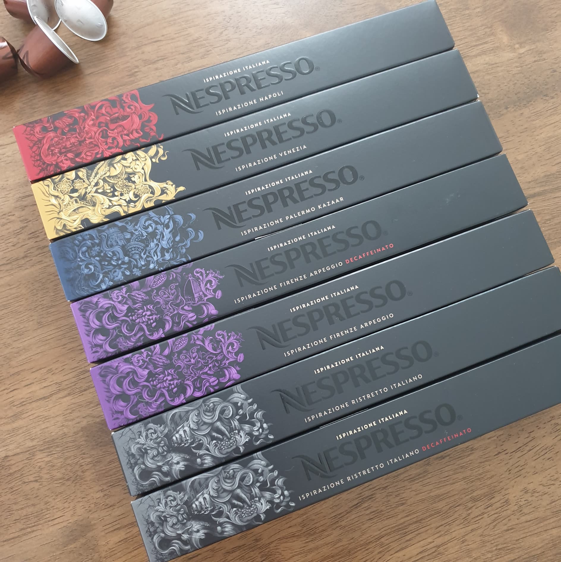 🍁แพ็ค 7 กล่อง🍁 แคปซูลกาแฟ เนสเพรสโซ่ Capsules Nespresso ของแท้ 💯10 แคปซูล / กล่อง