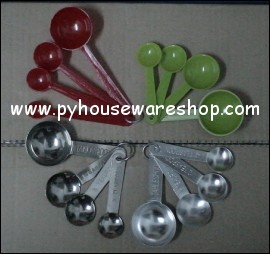 ช้อนตวงของแห้ง สเตนเลส อะลูมิเนียม พลาสติก ราคาเริ่มต้นที่ 18 บาท