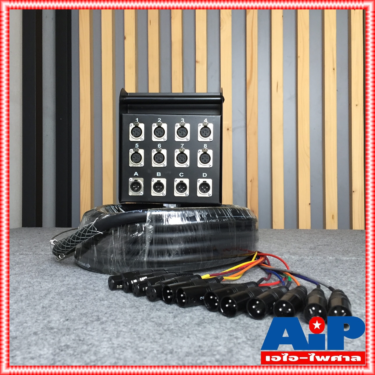สายมัลติคอร์ SUN RISE SBC-12X-C-50FT-CG 8IN 4OUT 15เมตร สายสัญญาณเสียง SBC 12X C 50FT CG 8IN 4OUT SBC12XC50FTCG 8IN 4OUT เอไอ-ไพศาล