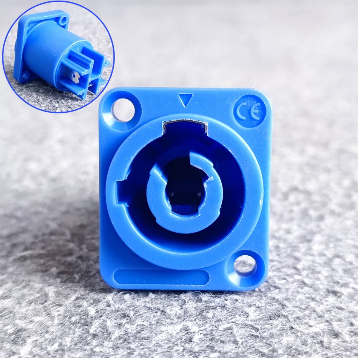 เพาเวอร์ครอนสีฟ้า ACตัวเมีย POWERCON ปลั๊กไฟตัวเมีย เพาเวอร์คอนเนคเตอร์ หัวเพาเวอร์คอน เอไอ-ไพศาล