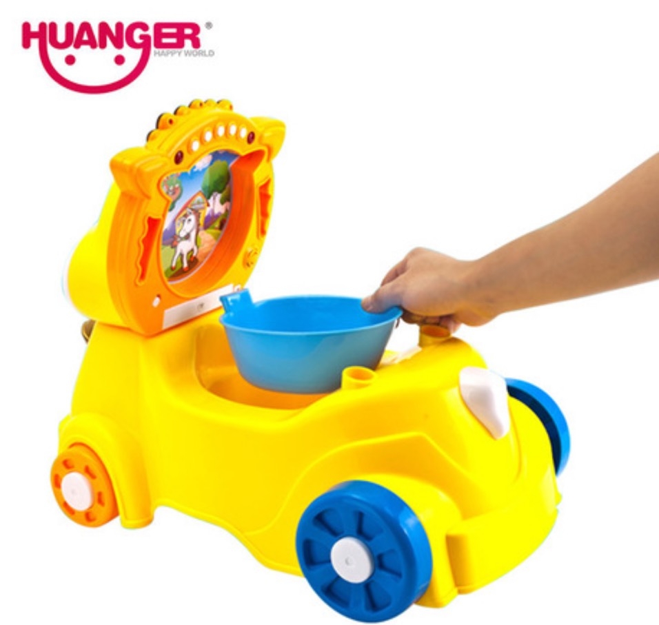 888-2LA004882 ของใช้เด็กม้ากระโถนไถขา มีเสียง