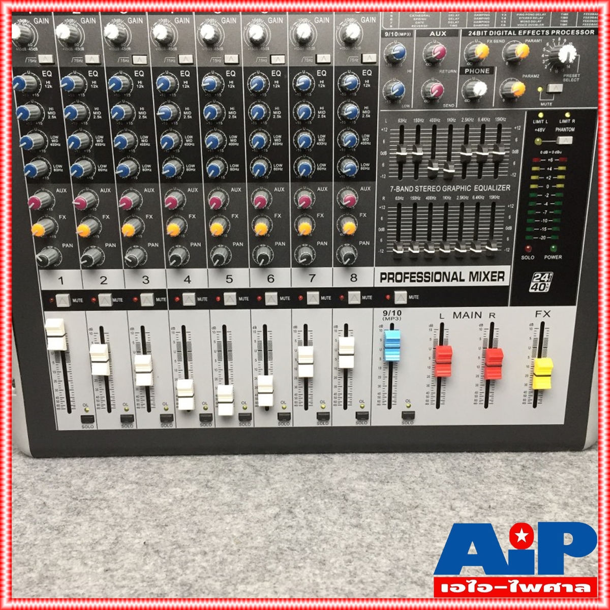 MYNPE GT-880 POWER MIXER8mono 800W GT880 มิกเซอร์ POWERMIX เพาเวอร์มิกซ์ มิกซ์ เครื่องเสียง เครื่องปรับแต่งเสียง เอไอ-ไพศาล