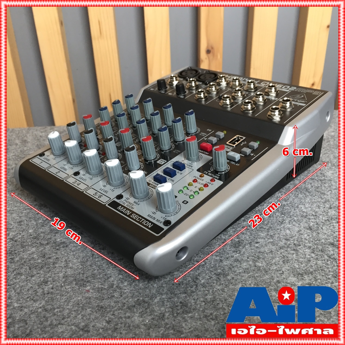BEHRINGER XENYX QX-602 MP3 mixer มิก มิกเซอร์ QX 602 MP3 เครื่องผสมเสียง QX602MP3 ของแท้ ประกัน บ.บูเช่ 1ปี เอไอ-ไพศาล +++