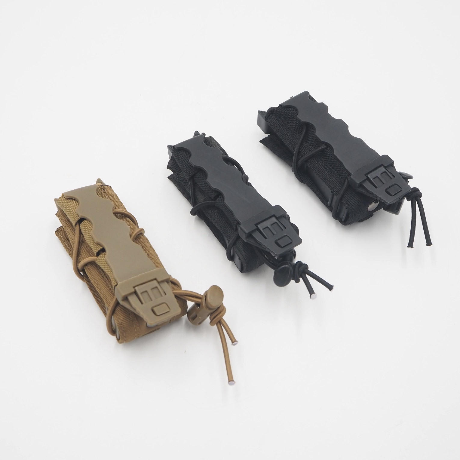ซองแม็กกาซีนเดี่ยวทรง TACO (Wosport) Tiger Type 9mm Magazine Pouch [ MG-48 ]
