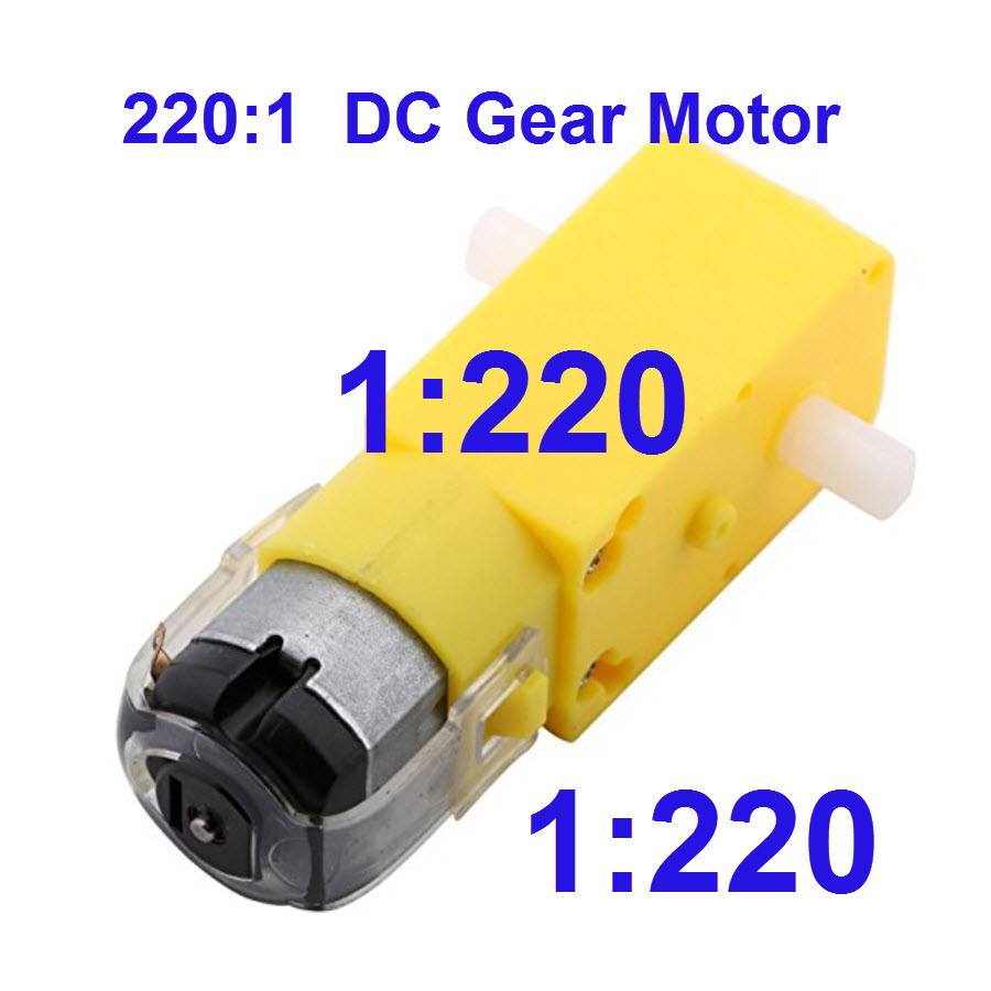 220:1 DC Gear Motor 3-6V (1:220)