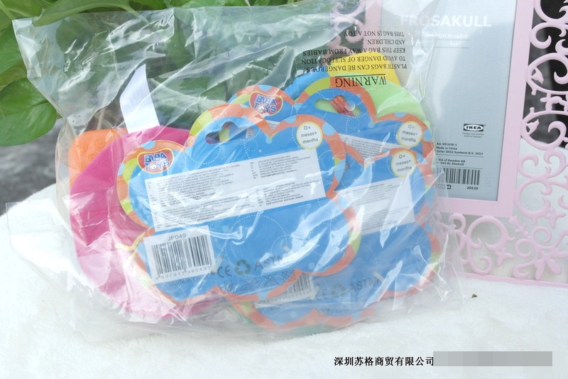 CH911 ของเล่นผ้าหนังสือผ้ายางกัดมุมแขวนเปลหรือรถเข็น เล่มละ