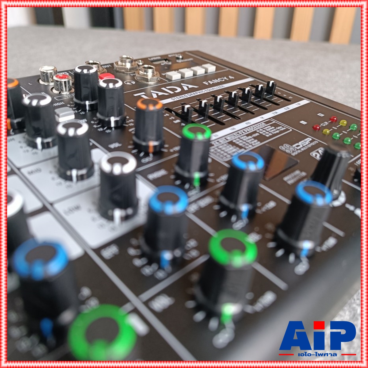 TADA FANCY-4 MIXER สีดำ มิกเซอร์อนาล็อก 4 ช่องสัญญาณ Bluetooth บลูทูธ เอฟเฟคแท้ ธาดา แฟนซี4 FANCY 4 FANCY4 เอไอ-ไพศาล