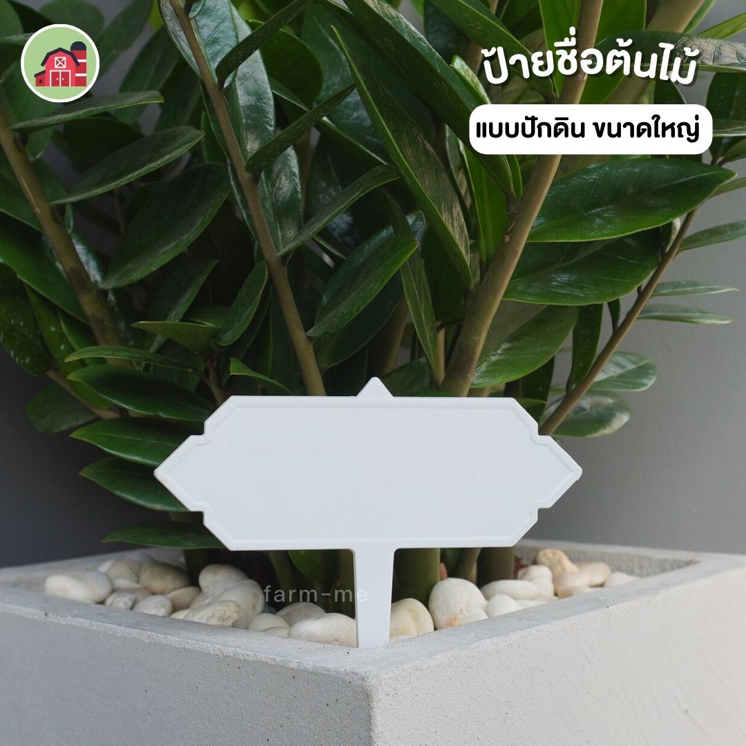 ป้ายชื่อต้นไม้ แบบปัก ขนาดใหญ่