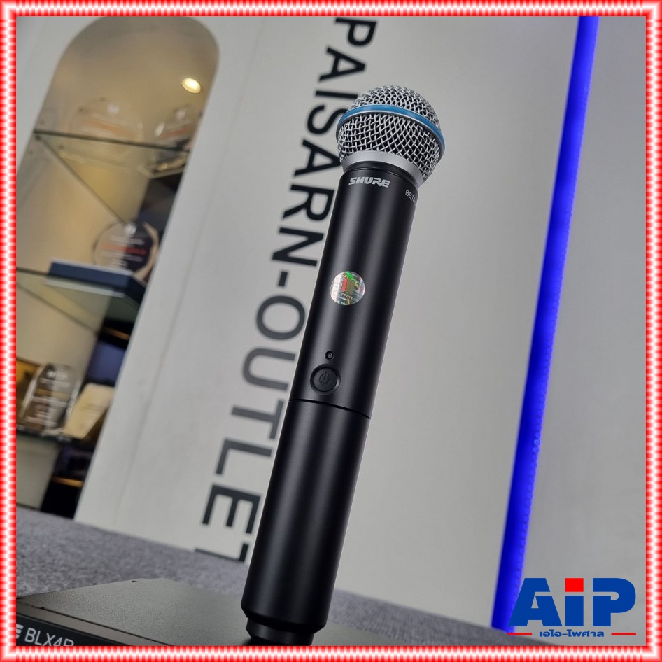 SHURE BLX24RA/B58-M19 ไมค์ลอย ชุดไมค์ลอยมือถือเดี่ยว ย่าน UHF SHURE BLX 24 RA/B 58 M 19 SHURE BLX24RA / B58M19 SHURE BLX24RA/B58M19 เอไอ-ไพศาล +++