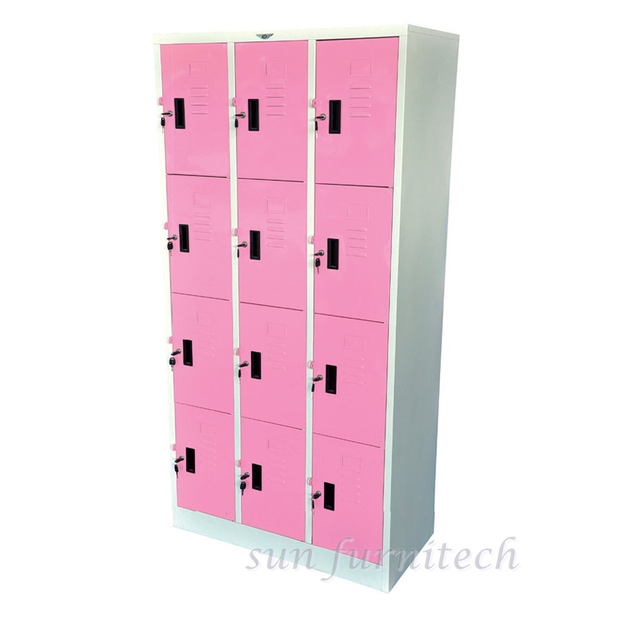 ตู้ล็อกเกอร์ 12 ช่อง, ตู้ลีอกเกอร์ 12 ประตู ยี่ห้อ Elegant รุ่น LK 12