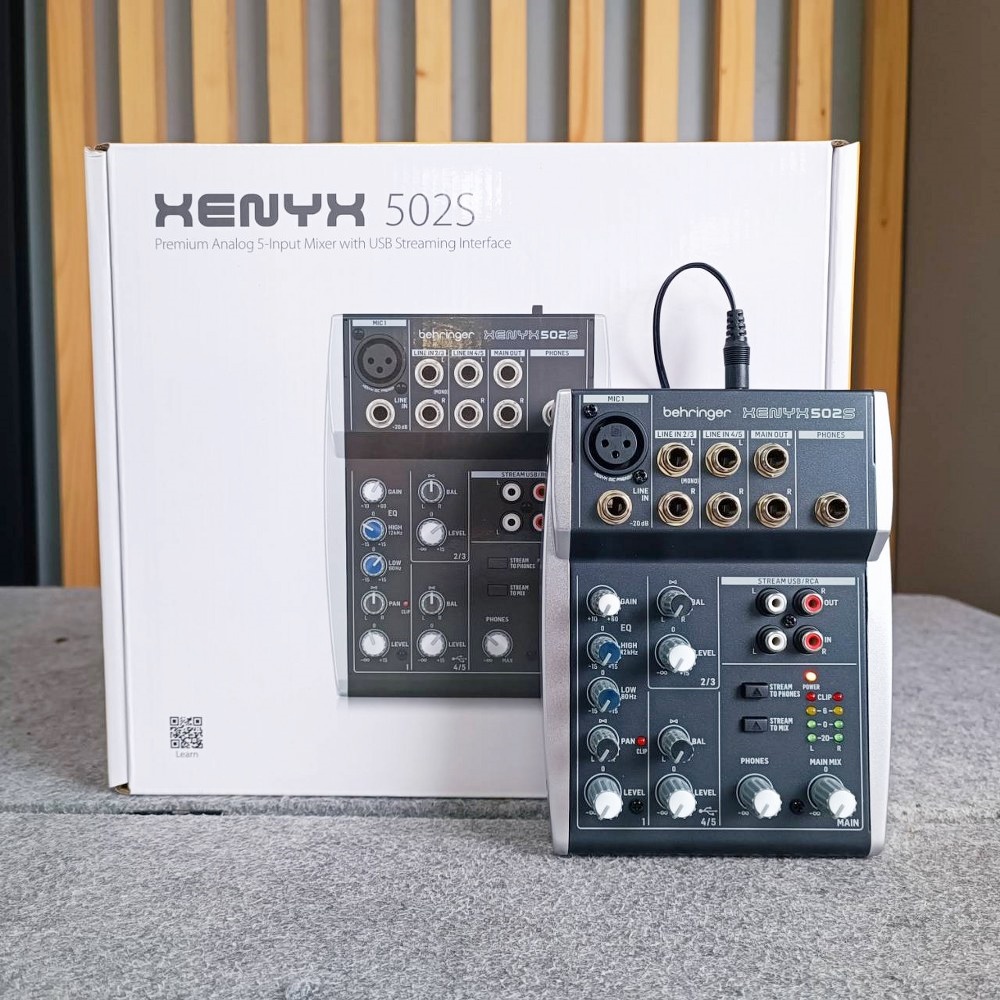 BEHRINGER XENYX-502S mixer มิกเซอร์อนาล็อก เสียบไมค์ได้ 1 ช่อง XENYX502S XENYX 502S เอไอ-ไพศาล +++