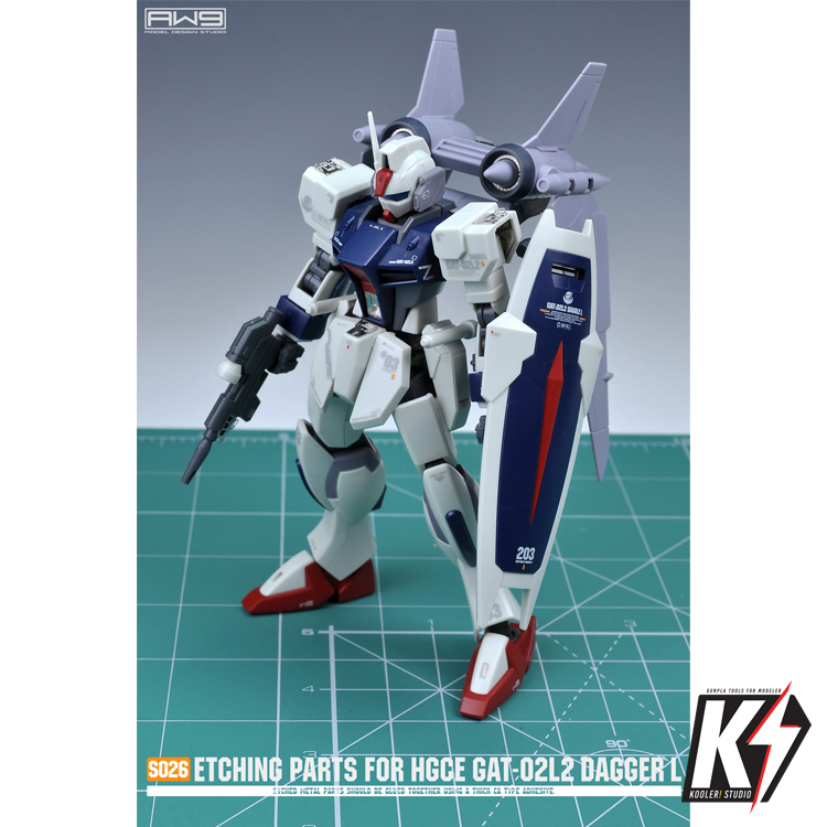 AW9-S26 HGCE GAT-02L2 Dagger L #เซ็ทพาร์ทโลหะ&ดีคอล เสริมดีเทลกันพลา กันดั้ม Gundam พลาสติกโมเดลต่างๆ