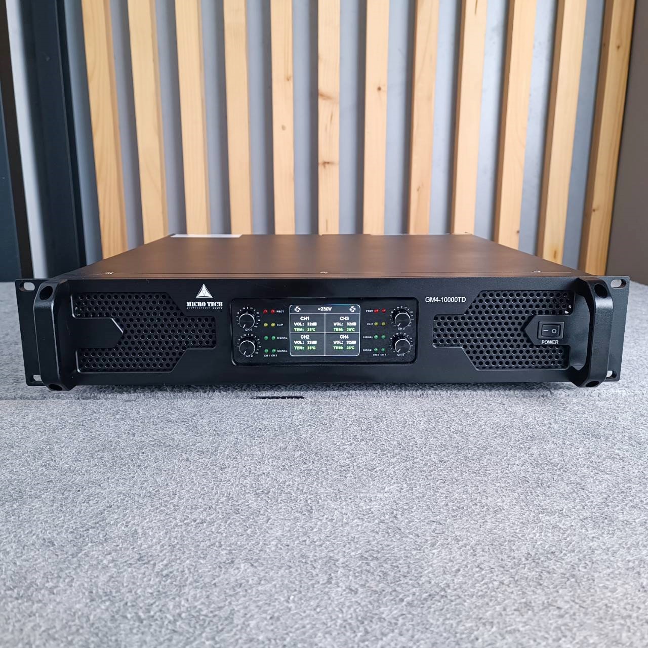 MICROTECH GM4-10000TD POWERAMP เพาเวอร์ แอมป์ ไมโครเทค รุ่น GM4 10000TD คลาส TD GM410000TD เอไอ-ไพศาล