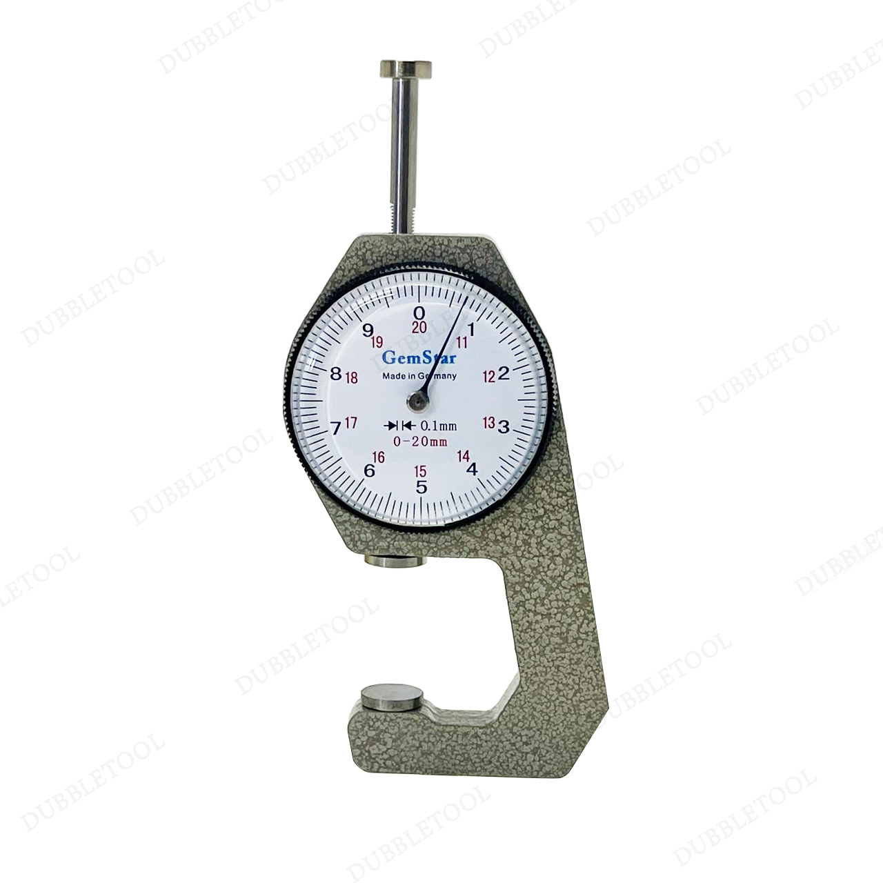 นาฬิกาวัดมิล 0-20 มิล นาฬิกาวัดพลอย เวอร์เนียแบบเข็ม THICKNESS GAGE 0.1mm/0-20mm แบรนด์ GemStar