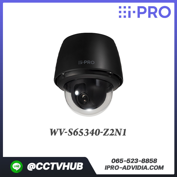 กล้อง PTZ i-PRO รุ่น WV-S65340-Z2N1 2MP(1080p) Outdoor PTZ Network Camera with 21x Optical Zoom Lens ,AI Engine (Black)