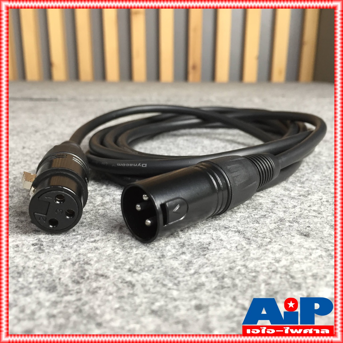 3เมตร สายไมค์ DYNACOM J021 XLR หัวท้าย ผู้ - เมีย ยาว สายสัญญาณ CANNON ผู้ ออก CANNON เมีย สายบาลานซ์ สายต่อไมค์ (ลูกค้าอาจได้รับหัวสีเงินหรือดำขึ้นกับล็อตผลิตครับ)