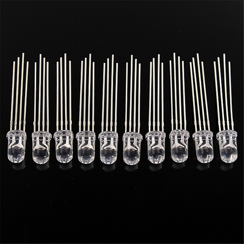 5MM full-color LED common cathode RGB , Red Green and Blue