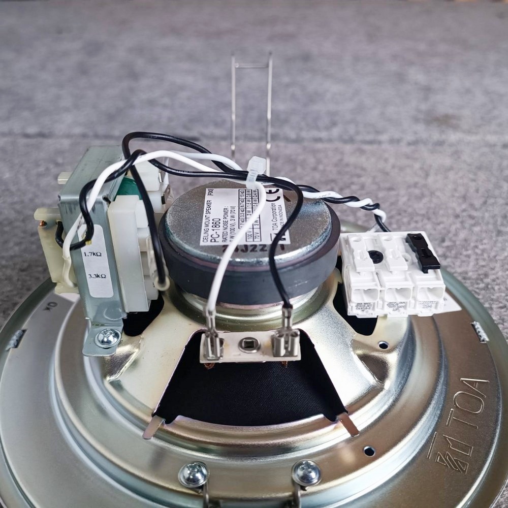 TOA PC-1860 ลำโพงฝั่งฝ้า ขนาด 5 นิ้ว 6 วัตต์ รองรับการต่อแบบ Volt line ลำโพงติดเพดาน โตอะ PC 1860 PC1860 เอไอ-ไพศาล