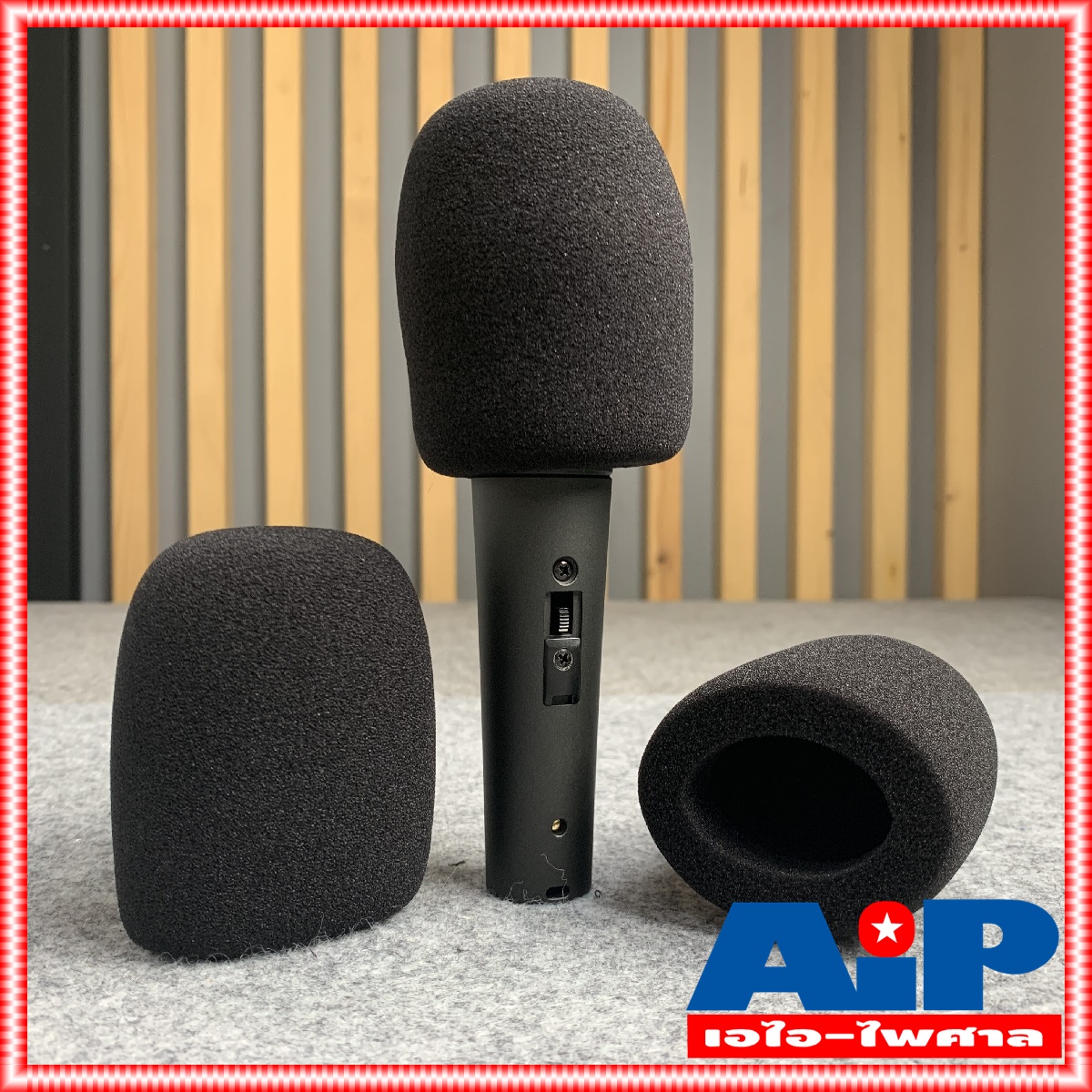 1อัน ฟองน้ำไมค์ NTS MS-5B ฟองน้ำไมโครโฟน MS5B ms 5 B สีดำ ฟองน้ำไมค์โครโฟน ใช้ได้ทั้งหัวไมค์สายและไมค์ลอย