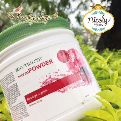 นิวทริไลท์ ไฟโตพาวเดอร์รสเชอรี่ ผสมกับเครื่องดื่มได้อีกหลากหลายชนิด (360g)