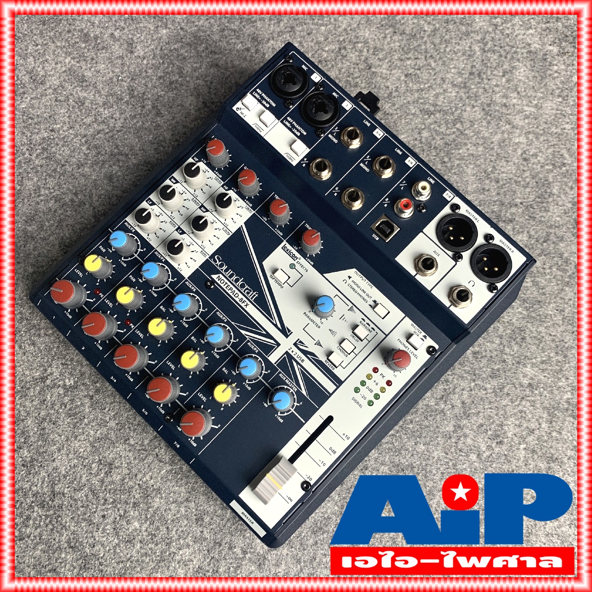 SOUNDCRAFT NOTEPAD-8FX MIXER มิกซ์ มิกเซอร์ เครื่องปรับแต่งเสียง เครื่องเสียง เครื่องปรับเสียง เอไอ-ไพศาล +++