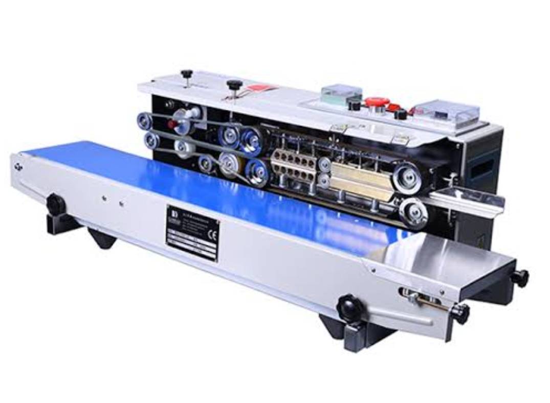 เครื่องซีลสายพาน ( แนวนอน แบบมีระบบพิมพ์วันที่ ) รุ่น FRD1000 W