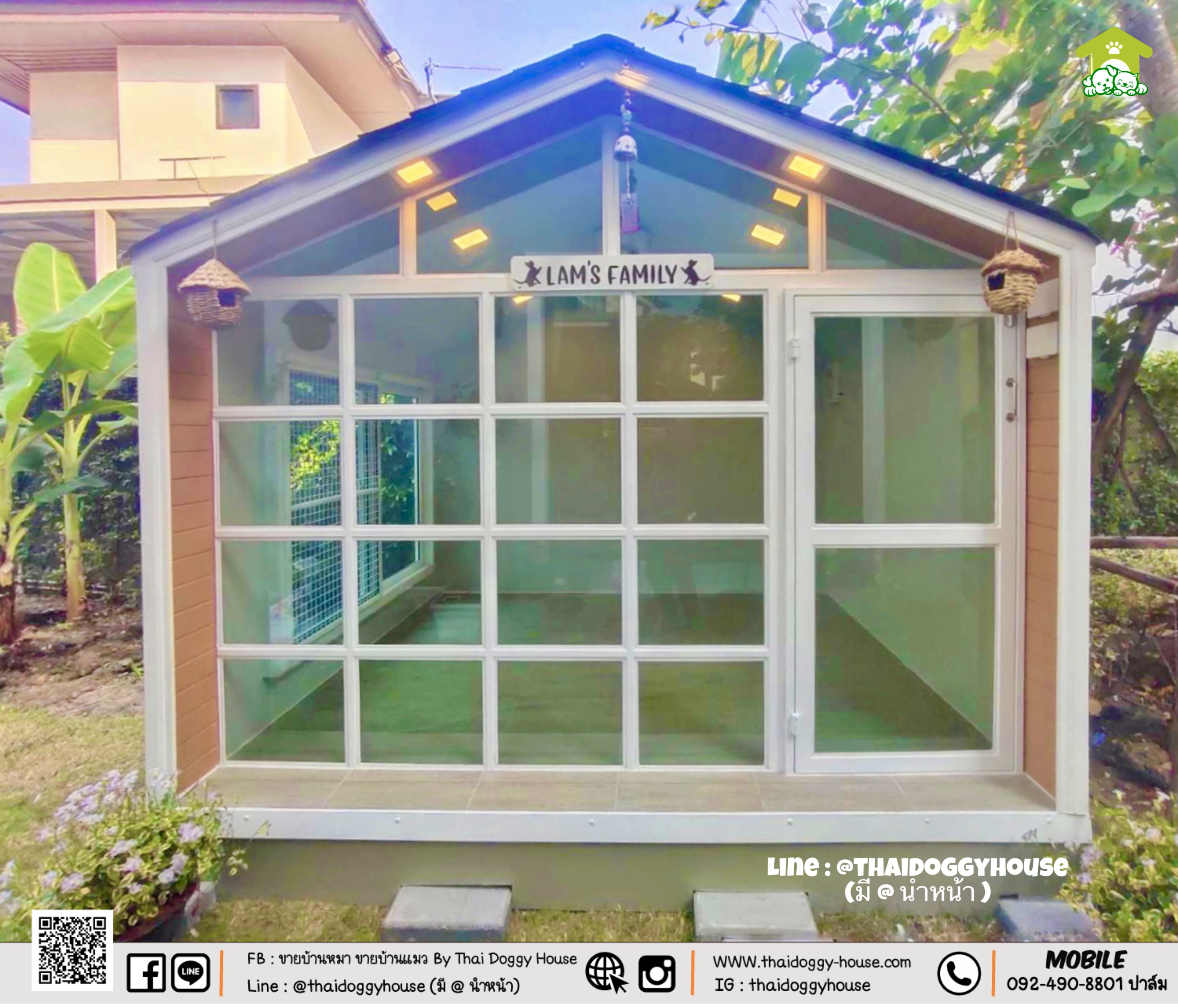 บ้านหมา บ้านแมว บ้านสัตว์เลี้ยง 𝐓𝐡𝐚𝐢 𝐝𝐨𝐠𝐠𝐲 𝐡𝐨𝐮𝐬𝐞 𝐍𝐨𝐫𝐝𝐢𝐜 𝐒𝐭𝐲𝐥e