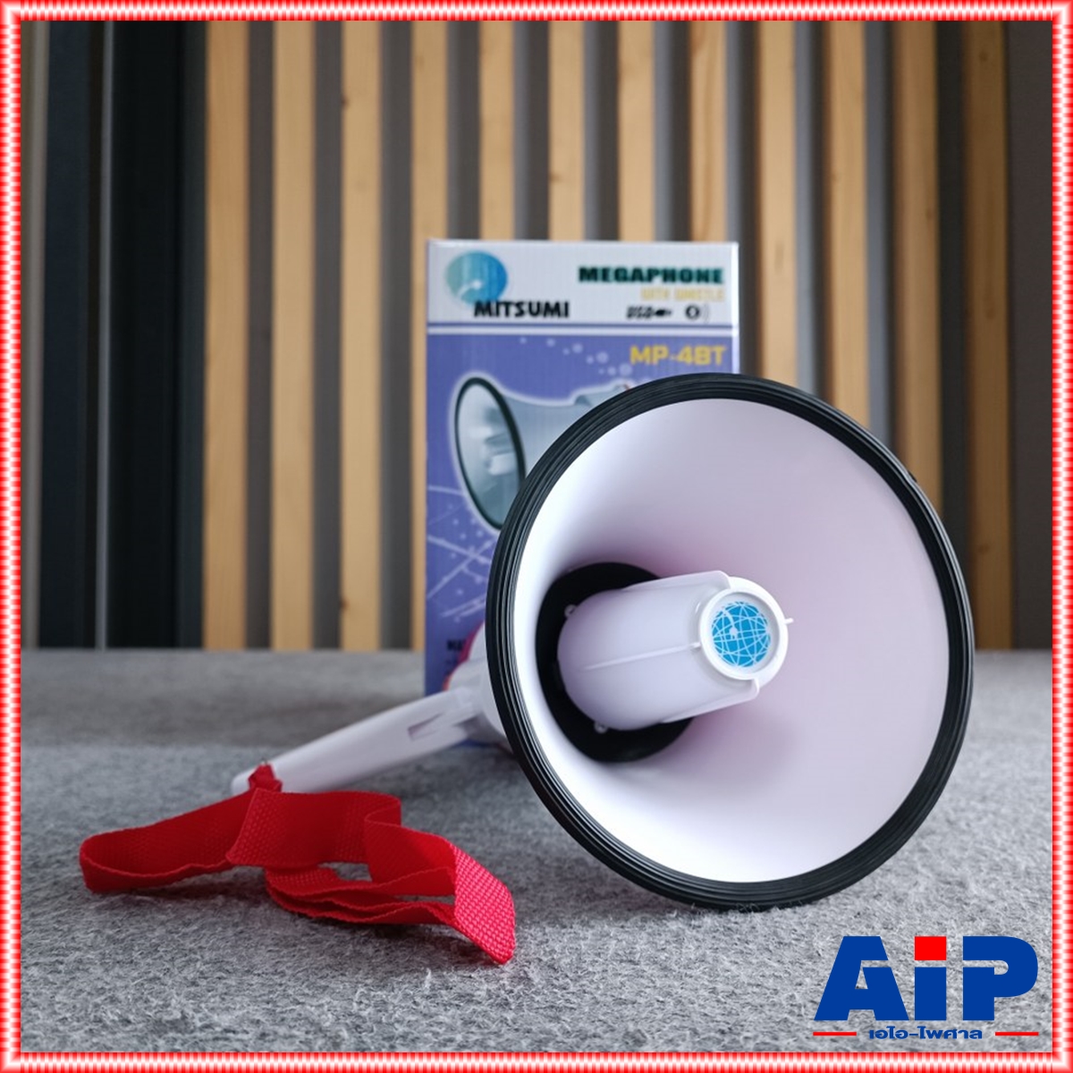 1อัน MITSUMI MP-4BT โทรโข่ง ชาร์จ อัด บลูทูธ ได้ โทรโข่ง เมกกาโฟน รุ่น MP 4BT รุ่น MP4BT เอไอ-ไพศาล