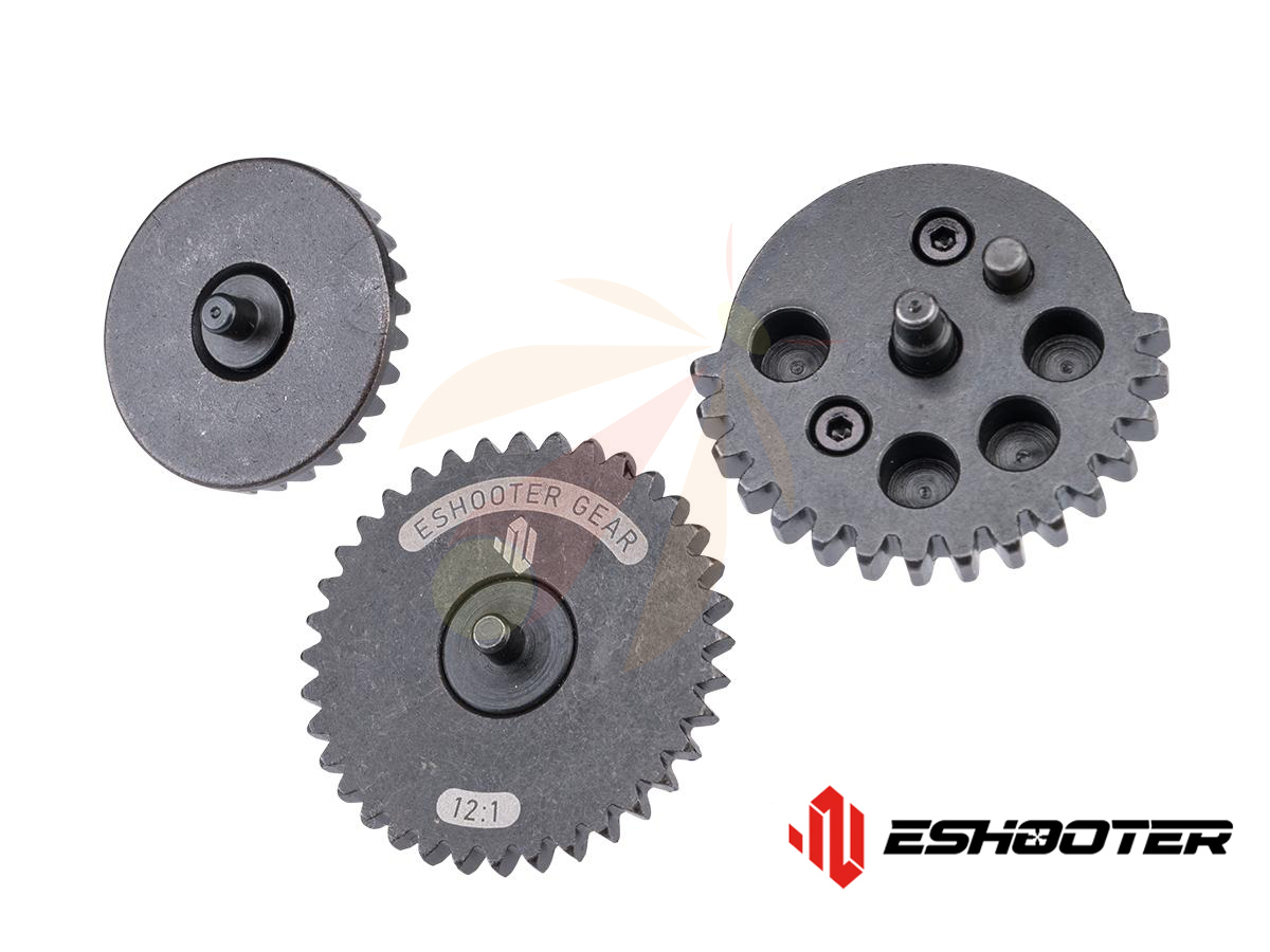 CNC Steel Machined Gear Set 12:1 High Speed [E-Shooter]