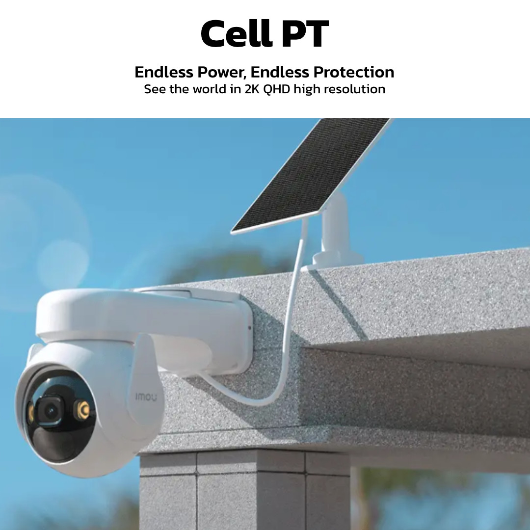 IMOU CELL PT + SOLAR CELL กล้อง 3 ล้าน พร้อมโซล่าเซลล์
