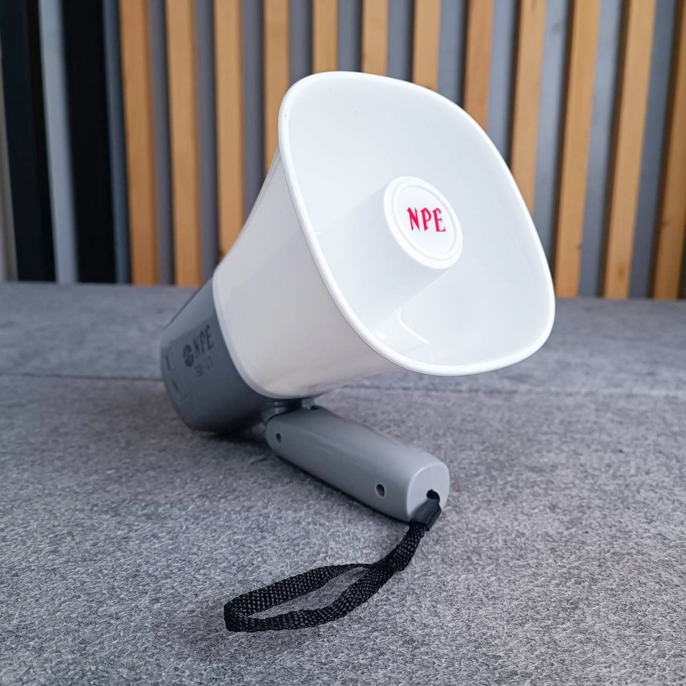 NPE SR-11 โทรโข่ง อัดเสียง ชาร์จแบตได้ USB Bluetooth Megaphone SR 11 SR11 เอไอ-ไพศาล