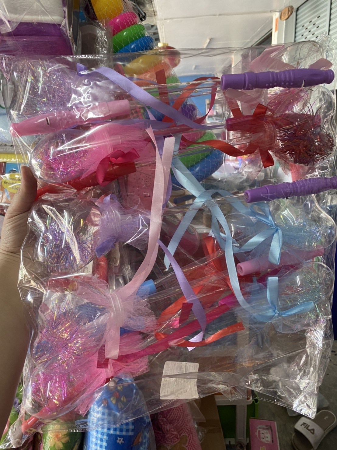 Y-596 ของเล่นเด็กคฑาหัวใจมีไฟ คฑาเด็ก ปลีกชิ้นละ