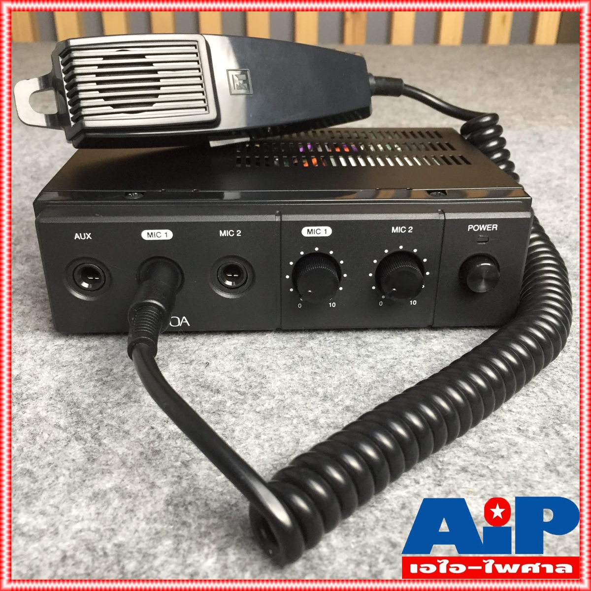 TOA CA-160 CAR AMPLIFIER แอมป์ติดรถยนต์ พร้อมไมค์ แอมป์ประชาสัมพันธ์ CA160 แอมป์ประกาศติดรถ เอไอ-ไพศาล