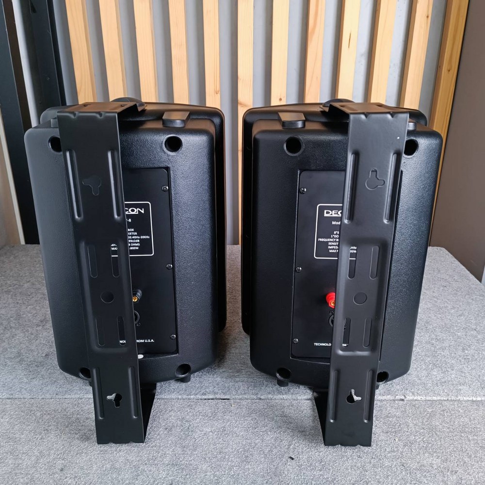 1คู่ DECCON PV8 ตู้ลำโพง แขวนผนัง 8นิ้ว PV-8 PV 8 ตู้ ลำโพง ตู้แขวน พร้อมขาแขวน เอไอ-ไพศาล