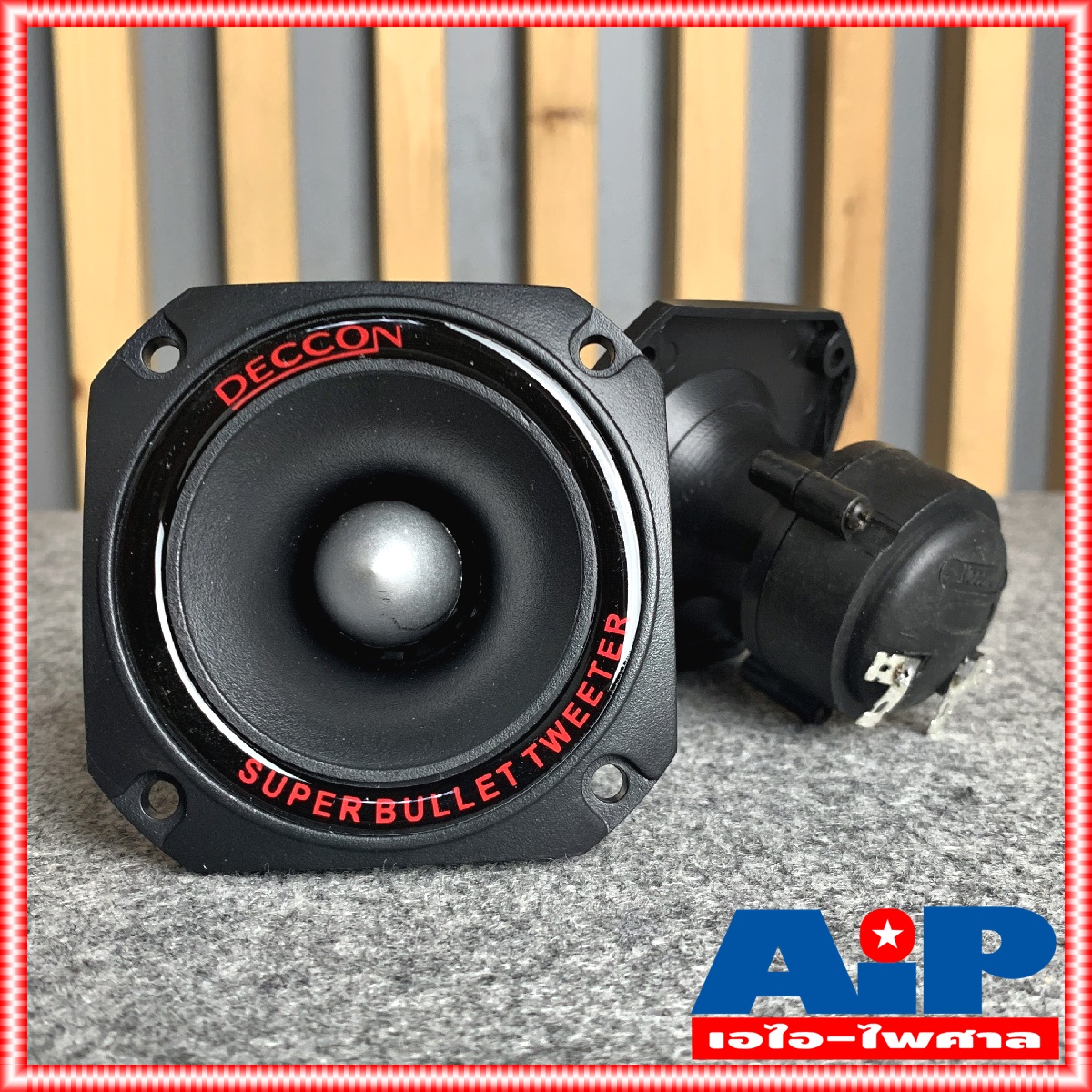 1ตัว DECCON TZ-13 Tweeter Speaker TZ 13 TZ13 ดอกลำโพง เสียงแหลม เสียงแซ็ก ลำโพงหน้าเหลี่ยม สีดำ 4-8โอห์ม เอไอ-ไพศาล