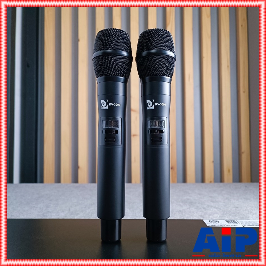 ความถี่ใหม่ กสทช DE ACOUSTIC KV-3000 ไมค์ลอยคู่ ไมค์ลอย ไมค์ลอยแบบถือ ไมค์ไร้สาย KV 3000 KV3000 ไมโครโฟน ไมค์ลอยถือคู่ เอไอ-ไพศาล