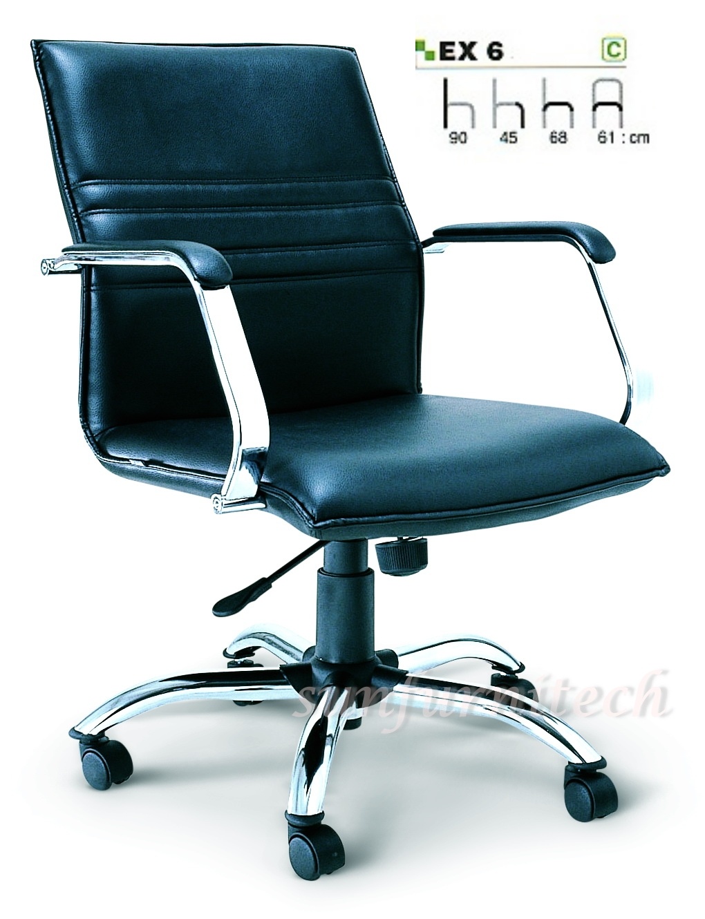 เก้าอี้สำนักงานพนักพิงกลาง, เก้าอี้สำนักงาน ยี่ห้ออาซาฮี ( Asahi ) รุ่น EX-6