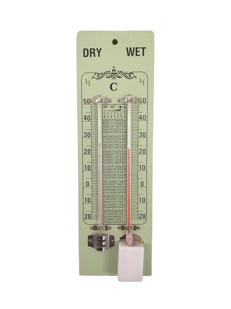 เทอร์โมมิเตอร์ตุ้มเปียกตุ้มแห้ง, Wet - Dry Thermometer, -30 - 50 ํC