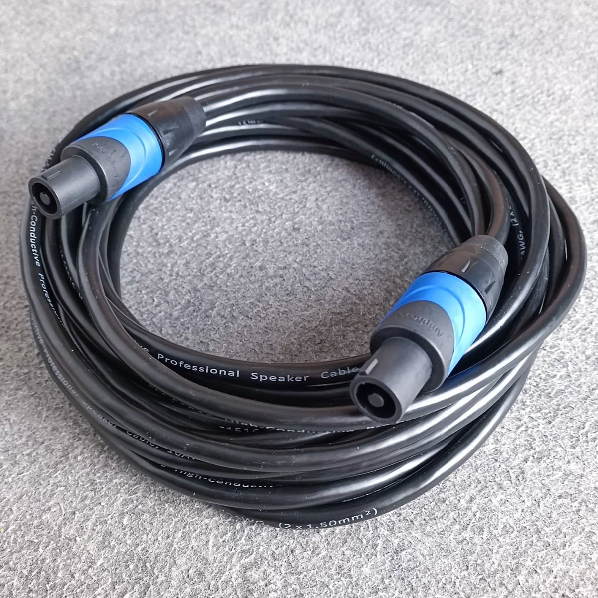 10เมตร สายลำโพงCM 1.5mm+SPEAKONอย่างดี สายลำโพง สายสเปคคอนหัวท้าย สายลำโพงสำเร็จรูป เอไอ-ไพศาล