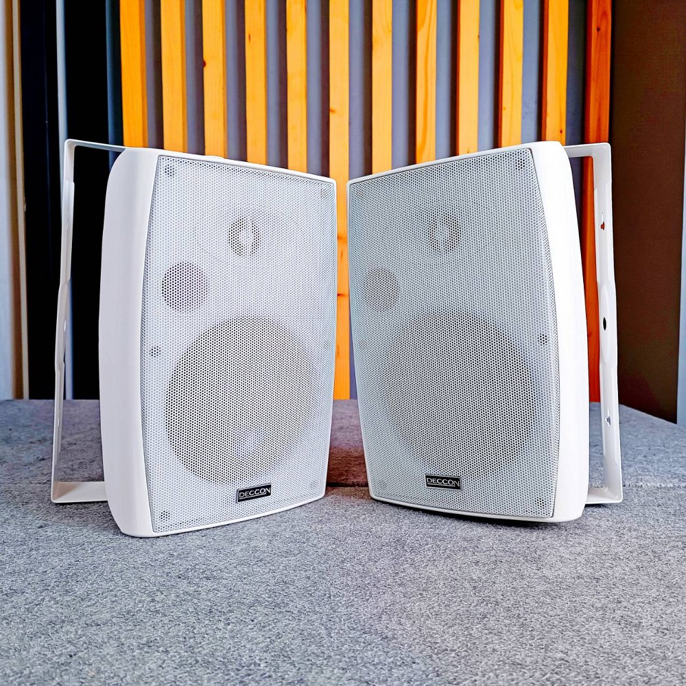 1 คู่ สีขาว DECCON sern-65TW มี LINE ตู้ลำโพง แขวน 6นิ้ว sern65 TW sern 65 ตู้ ลำโพง ติดผนัง เอไอ-ไพศาล